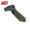 US/UK Woven Logo Polyester School Tie for Graduation