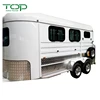 2 horse trailer living straight load with cupboard livestock carriage