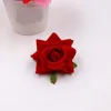 High simulation 6.5CM rose head floral wall for wedding decoration