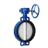 DI Worm Gear DI Body DI Disk 2 Pins Stem Butterfly Valves