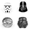 Brooches Pins Alliance Star W Darth Vader Stormtrooper Millennium Falcon Brooch Mask Avengers Men Coat Jewelry Gift