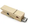 Bulk cheap wooden clip 2GB 16GB 32GB 64GB usb flash drive 2.0 3.0