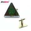 Stainless Steel Souvenir Mens Custom Cuff link CuffLink Manufacturer