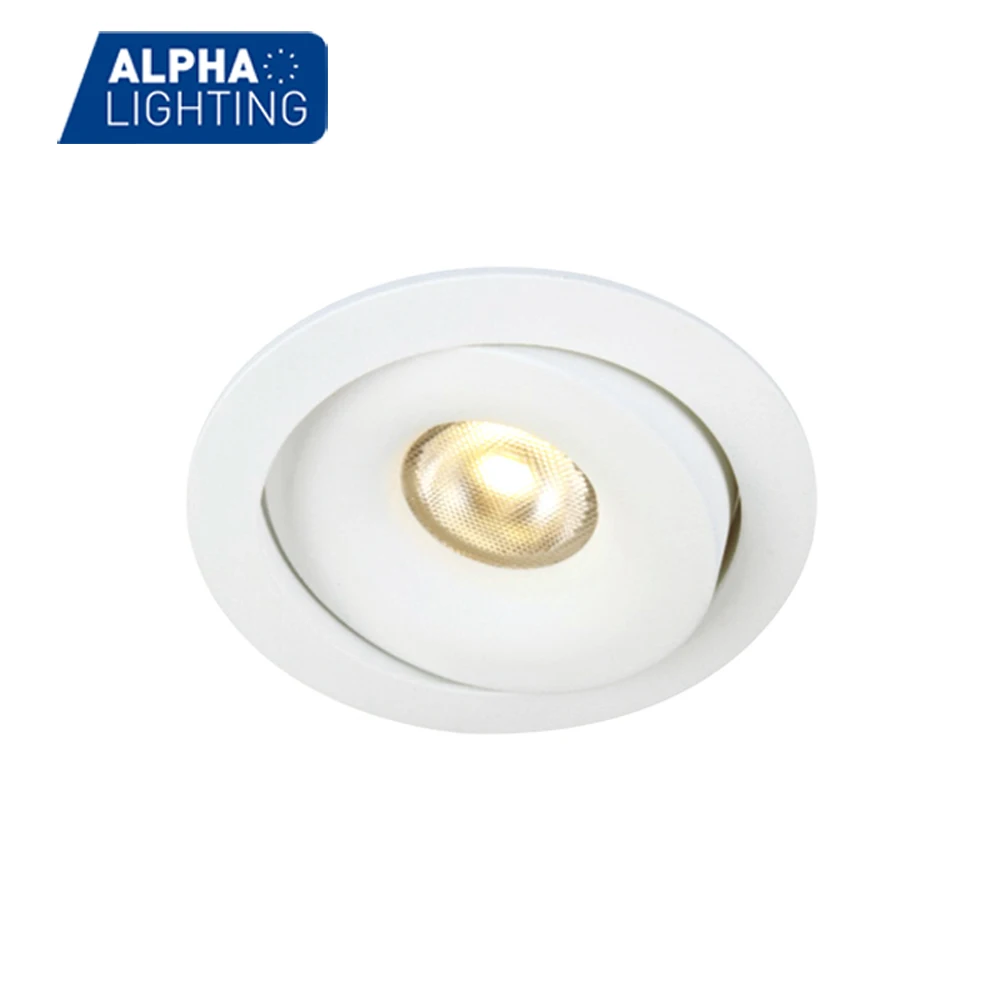 2019 New design dimmable IP54 low recessed led spot light downlights
