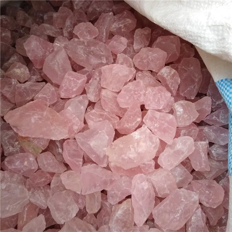 Natural Rough Stone Raw Rose Quartz Mineral Crystal Quartz For sale