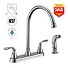2-Handle Kitchen Sink Faucet with Side Sprayer