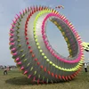 giant inflatable show ring kite 3D shape soft kite from professional kite factory supply