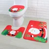 Trending products 2019 anti slip memory foam 3 pieces bathroom carpet toilet rug