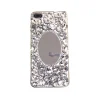 OEM custom bling elegant diamond mirror make-up mobile phone case with tassels for iphone xr/xs max cover