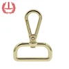 Custom bag buckle metal rotating buckle with handbag D ring