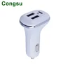 CONGSU Factory dual USB digital voltage display 12V car charger adapter car cigarette lighter plug