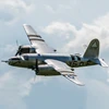 Dynam DY8972SVSRTF B-26 Marauder Silver 1500mm Wingspan Bomber Plane Model RC Airplane with Remote Control