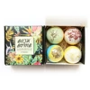 Private Label Natural Essential Oil Gift Set Colorful Women Bulk Bubble Bath Bombs Press