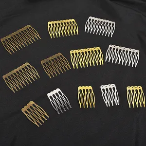 Teeth Metal Hair Comb Bronze Tone Hair Clips Claw Hairpins DIY Jewelry Findings Components Hot Wedding Hair Supplies