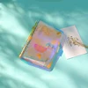 Personal A7 Size 6-ring Binder Covers Colorful Soft PVC Notebook with Snap Button Closure