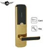Best Security Popular Electronic Key Card Rfid Hotel Door Lock with Hotel Management Software for door bolt knob lock