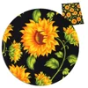 Sunflower Rose Pattern Printed 100 Cotton Fabric For Shirt 4064