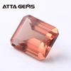 Emerald Cut Diaspore Color Change Glass Stones for Turkish Jewelry Making