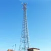 30 meter 4-leg lattice self supporting pylon steel structure telecom tower/Angle Steel Tower