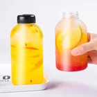 かわいい 400 ミリリットル/500 ミリリットル/600 ミリリットルプラスチックボトルジュース使い捨て飲料のボトルのペットボトル蓋