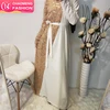 6168# EID Dress Shining Sequins Muslim Women Abaya Party Evening Maxi Dresses