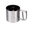 Hand Operated Spring-Action Stainless Steel Sifter for Flour, Sugar, Baking