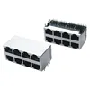 Xyfw Hot Sale 1*n 8p8c Female Socket 1x2 Magnetic Module Shielded Rj45 Connector Companies For Multimedia Central Controller