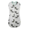 Dobby animal pattern baby sleeping bag cotton sleeping sack for baby
