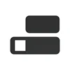 custom webcam laptop cover slider sticker black webcam privacy for smartphone/computer