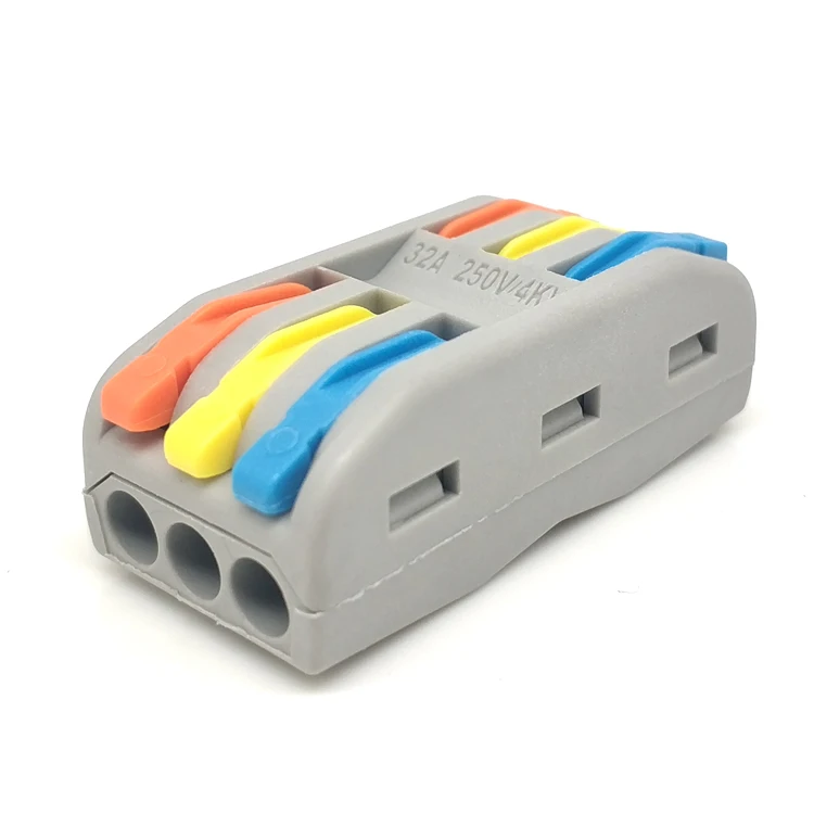 Through Push In Wire Led Lighting Connector - Buy Lighting Connector ...