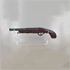 Acrylic rifle display rack transparent gun display stand single perspex shotgun holder