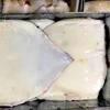 Frozen Indian ocean squid fillet skin on