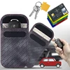 2019 Factory Hot-selling Anti Theft Car Key Fob Protector Pouch Leather Car Key RFID Bloking bag