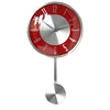 New Retro Red Silver Antique Wall Clock Pendulum