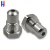 High Pressure Straight Jet Nozzle, SS316 Ruby and Ceramic Orifice Pulp & Paper Industry Nozzle