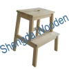 PINE STEP STOOL SIDE TABLE PLANT STAND LAMP STAND BEDSIDE TABLE SMALL STEP
