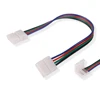 Best Price ABS 3 Pin Dual White / 4 Pin RGB Led Strip Connector