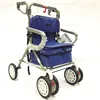 Wholesale aluminum light shopping seat walker rollator