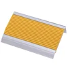 Stair Edge Protection PVC Rubber Insert Aluminum Treads Stair Nosing