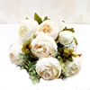 Cheap China Factory Direct Wholesale 13 Heads western Roses tree peony silk flower flower artificial