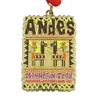 Customized oem oneway triple color and shape sea coast clim mountain field tower unicorn running medals
