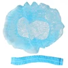 breathable disposable white PP clip mob cap