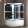 design indoor bathroom shower cabins steam room, massage whirlpool bathtub shower combination with wet steam