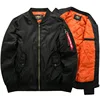 Fat man large size sport casual stand collar cotton air force one jacket with wholesale price