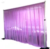 Adjustable crossbar pole pipe and drape kit backdrop for wedding events