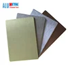 metal color brushed facade aluminum plastic composite panel for inter wall construction material