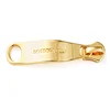 Custom Metal Zipper Pull Charm Luggage Accessories Large Metal Brand Zipper Slider Puller