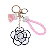 Flower Mirror Keychain Girls Bag Hanging Ornaments Pendant Friends Souvenir Gift Creative Gifts Keychains
