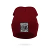 Chinese exports promotion winter embroidered knitted hat soccer beanie