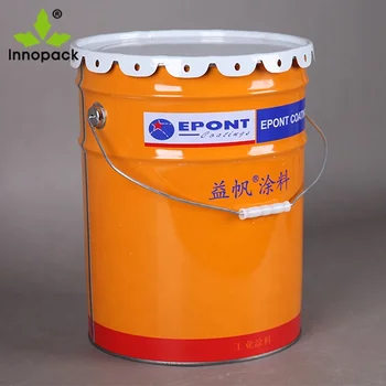 Download 20l Un Paint Bucket With Lid And Handle,5 Gallon Metal ...